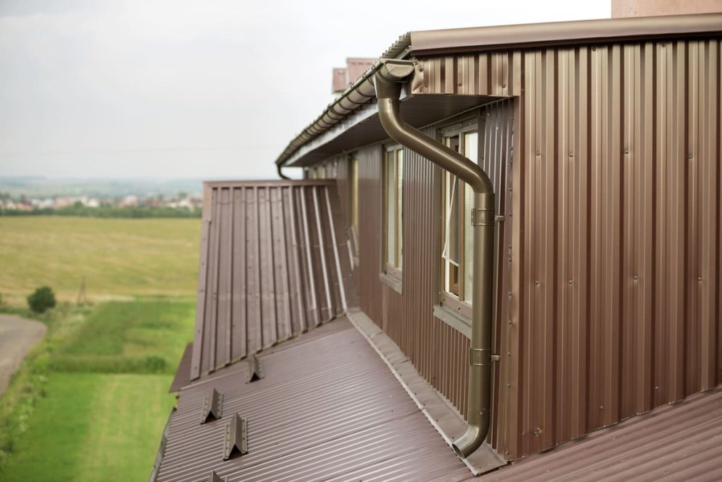 Steel board and batten siding
